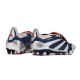 adidas Predator Elite Tongue FG Silver Black Red