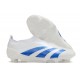 adidas Predator Elite Laceless FG White Blue