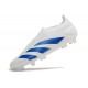 adidas Predator Elite Laceless FG White Blue