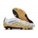 adidas Predator Elite Laceless FG Gold White Grey