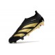 adidas Predator Elite Laceless FG Black Gold