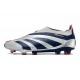 adidas Predator Elite Laceless FG Silver Navy Blue Red