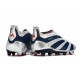 adidas Predator Elite Laceless FG Silver Navy Blue Red