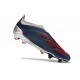 adidas Predator Elite Laceless FG Silver Navy Blue Red