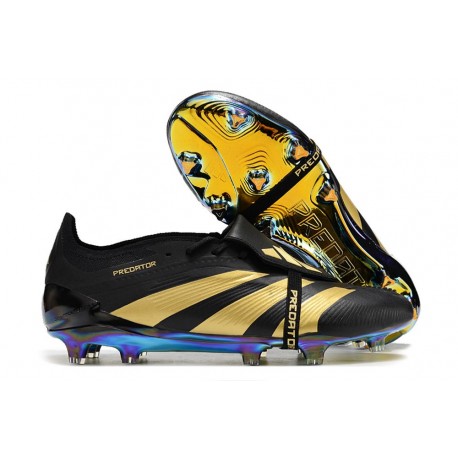 adidas Predator Elite Tongue FG Black Golden