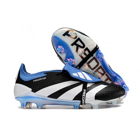 adidas Predator Elite Tongue FG Black White Blue