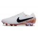 Nike Tiempo Legend 10 Elite FG Cleats White Black Orange