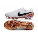 Nike Tiempo Legend 10 Elite FG Cleats White Black Orange