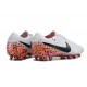 Nike Tiempo Legend 10 Elite FG Cleats White Black Orange