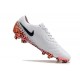 Nike Tiempo Legend 10 Elite FG Cleats White Black Orange