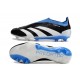 adidas Predator Elite Laceless FG Black White Blue