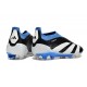 adidas Predator Elite Laceless FG Black White Blue