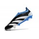 adidas Predator Elite Laceless FG Black White Blue