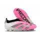 adidas Predator Elite Laceless FG Pink White Black