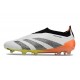 adidas Predator Elite Laceless FG White Black Orange