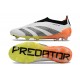 adidas Predator Elite Laceless FG White Black Orange