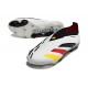 adidas Predator Elite Laceless FG White Black Red Yellow