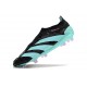 adidas Predator Elite Laceless FG Black Blue