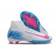 Nike Air Zoom Mercurial Superfly 10 Elite FG White Blue Pink