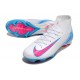 Nike Air Zoom Mercurial Superfly 10 Elite FG White Blue Pink