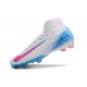 Nike Air Zoom Mercurial Superfly 10 Elite FG White Blue Pink