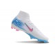 Nike Air Zoom Mercurial Superfly 10 Elite FG White Blue Pink