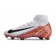 Nike Air Zoom Mercurial Superfly 10 Elite FG White Orange Black