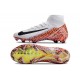 Nike Air Zoom Mercurial Superfly 10 Elite FG White Orange Black