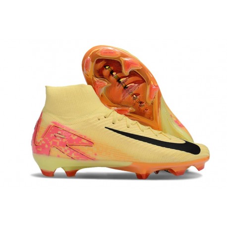 Nike Air Zoom Mercurial Superfly 10 Elite FG Yellow Black