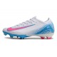 Nike Air Zoom Mercurial Vapor 16 Elite FG White Blue Pink