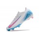 Nike Air Zoom Mercurial Vapor 16 Elite FG White Blue Pink