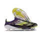 adidas F50+ FG LL Firm Ground Cleats Purple Yellow