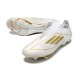 adidas F50+ FG Firm Ground Cleats Ftwr White Gold Met