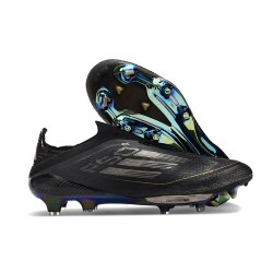 adidas F50+ FG LL Firm Ground Cleats Core Black Iron Met Gold Met