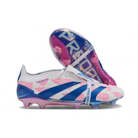 News adidas Predator Elite FT FG Ftwr White Solar Blue Solar Pink