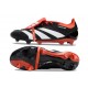 adidas Predator Elite Tongue FG Core Black White Solar Red