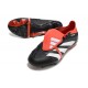 adidas Predator Elite Tongue FG Core Black White Solar Red