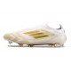 adidas F50 Elite Laceless FG Ftwr White Gold Met