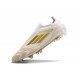 adidas F50 Elite Laceless FG Ftwr White Gold Met