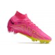 Nike Mercurial Superfly 8 Elite AG Cleat Dream Speed 4 - White Bright Mango