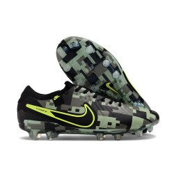 Nike Tiempo Legend 10 Elite FG Cleats Green Black