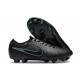 Nike Tiempo Legend 10 Elite FG Cleats Black Deep Jungle