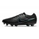 Nike Tiempo Legend 10 Elite FG Cleats Black Deep Jungle