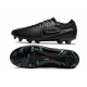 Nike Tiempo Legend 10 Elite FG Cleats Black Deep Jungle