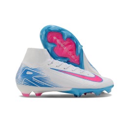 Nike Air Zoom Mercurial Superfly 10 Elite FG White Blue Pink