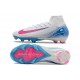 Nike Air Zoom Mercurial Superfly 10 Elite FG White Blue Pink