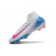 Nike Air Zoom Mercurial Superfly 10 Elite FG White Blue Pink