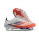 adidas F50 + FG Soccer Boots Advancement - White Solar Red Lucid Blue