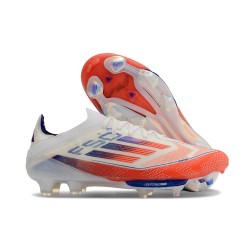 adidas F50 + FG Soccer Boots Advancement - Footwear White Solar Red Lucid Blue