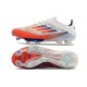 adidas F50 + FG Soccer Boots Advancement - White Solar Red Lucid Blue